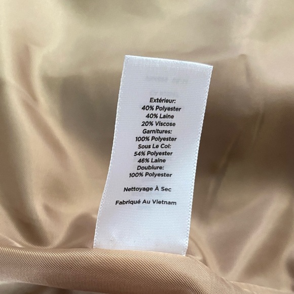 TALBOTS Brown Houndstooth Plaid Wool Blend Equestrian Style Blazer SZ 10 - Picture 5 of 11